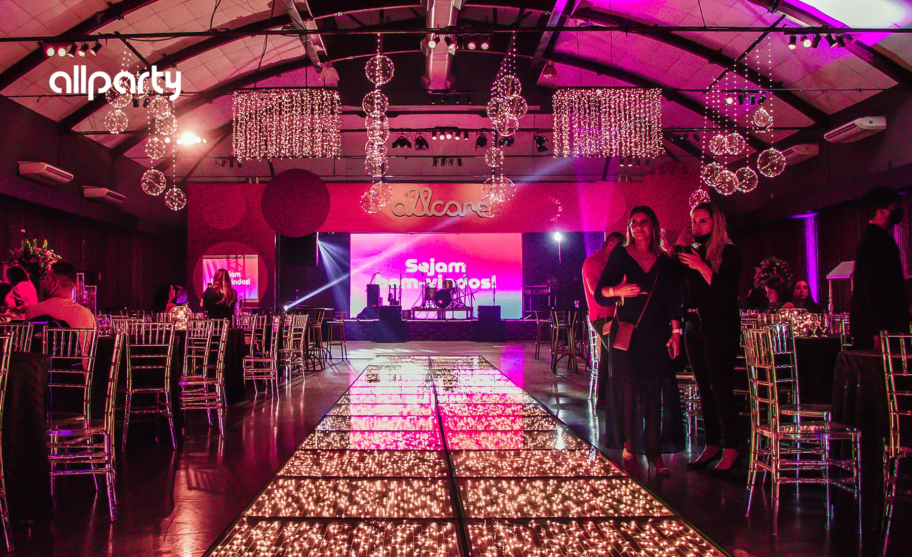 Evento real produzido pela All Party Corporate